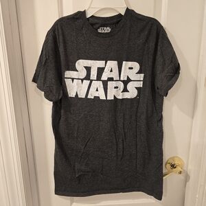Men’s Star Wars Logo Gray T-Shirt Size S